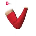 thumbnail image 3 of 1 Pair Honeycomb Crashproof Elbow Sleeve Pad - Protective Compression Arm Guard Sleeve Support for Basketball Football Volleyball Baseball Softball Outdoor Sports Size M/L/XL, 3 of 4
