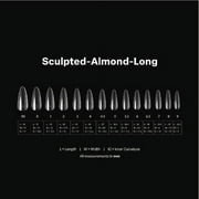 Apres Gel-X Tips 2.0 (600pc) - Sculpted Long Almond