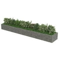 thumbnail image 2 of vidaXL Gabion Lit Surélevé Acier Galvanisé 540x90x50 cm, 2 of 5