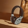 thumbnail image 4 of Over-Ear Wireless Bluetooth Headphones, Noise Cancelling, Retros Glow Design, Comfortable Wear, Long Battery Life, Foldable, Immersive Stereo Sound for Home, Travel, Outdoor Entertainment, 4 of 6