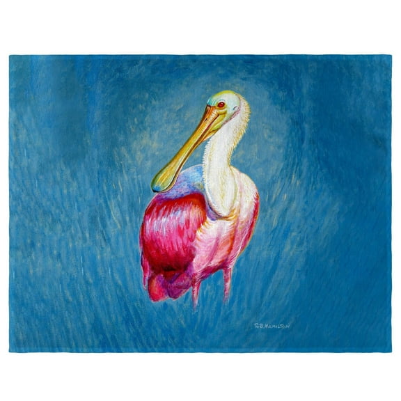 Betsy Drake PM1132 Spoonbill Portrait Place Mat - Set of 4