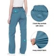thumbnail image 5 of White Sierra Women's Sierra Point Convertible Pants - 29" Inseam, Xsmall, Blue Sea, 5 of 7
