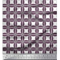 thumbnail image 1 of Soimoi Viscose Chiffon Fabric Semi Circle & Square Geometric Print Fabric by the Yard 42 Inch Wide, 1 of 3