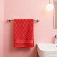 thumbnail image 4 of Soft Washcloths 13x29 inches Cotton Face Cloths Wash Cloths Large Coral Bathroom WashCloth, Red, 4 of 6