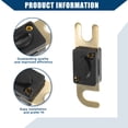 thumbnail image 7 of 5 Pcs ANS Fuses 200A Audio CD AFS Fuse Bolt on Fuse for Car Motorcycle Boat Durable Brass, 7 of 7