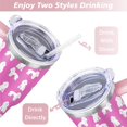 thumbnail image 5 of Gift for Dog Lovers Cute Dog Tumbler for Women - 40oz Dog Tumblers with Handle Straw and Lid Tumbler Cup Travel Coffee Mug, 5 of 7