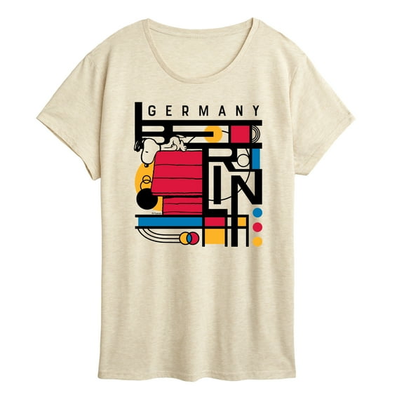 Peanuts - Snoopy Berlin Bauhaus - Women's Short Sleeve Graphic T-Shirt