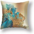 thumbnail image 4 of Fundas de almohada decorativas modernas para sofá, juego de 4, de mármol verde esmeralda de 18 x 18 pulgadas, cojines de terciopelo con textura de mármol única para sala de estar, 4 of 7