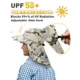 thumbnail image 4 of Sun Blocker Adventure hat UPF 50+ rated Outdoor hat Wide brim with Back flap, 4 of 6