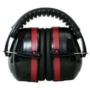 Hyper Tough Noise-Reducing NRR 26dB Padded Folding Compact Earmuffs, Meets ANSI S3.19-1974