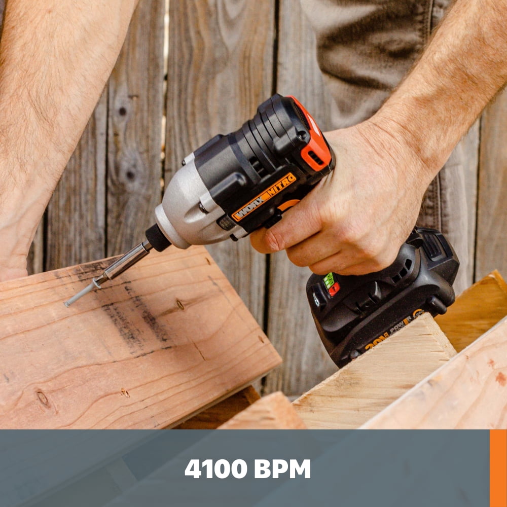 Restored Worx WX261L 20V Power Share Brushless Impact Driver (Refurbished)