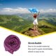 thumbnail image 3 of Guardurnaity Bufanda de turbante, paño para el cuello multicolor, banda envolvente para la cabeza, ampliamente aplicable, flexible al tacto, Accesorios de disfraces Rosado morado, 3 of 6