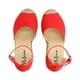 thumbnail image 4 of Alpargata De Plataforma Con Yute Para Mujer Color Rojo Platonia CARLOTA-01-ROJO, 4 of 5