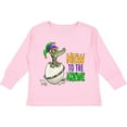 thumbnail image 3 of Inktastic New to the Krewe Mardi Gras Baby Alligator Boys or Girls Long Sleeve Toddler T-Shirt, 3 of 5