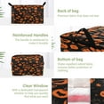 thumbnail image 4 of WOBOGO Pattern Of Black and Orange Halloween Symbols Clothes Storage 2Pack Foldable Thick Fabric Blanket Organizer Bag with Handle 24.8×16.93×16.17in, 4 of 7