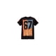 thumbnail image 1 of Camiseta gráfica Ring Of Fire para hombre con bandera triturada 67 color negro pequeña, 1 of 1