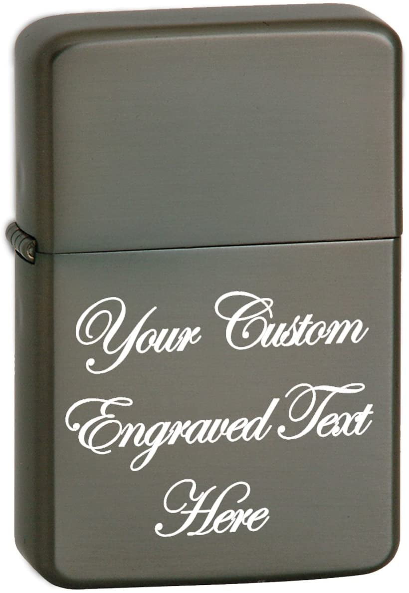 birthday wedding XMAS gift CHAMP Personalised FREE ENGRAVING Metal  Lighter 