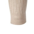 thumbnail image 6 of FRSASU Sweaters for Men Casual Slim Fit Crewneck Pullover Sweater Elastic Knit Warm Sweaters Beige, 6 of 6