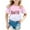 Light Pink, variant on Godom Girls' Short Sleeve Shirts Comfortable Cotton Tees for Kids Girls' Summer T Shirts