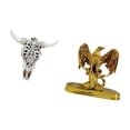 thumbnail image 4 of Escultura de pared de de resina con cabeza de , decoración de pared, estatua, figurita, adornos, patrón único, tallado, peso ligero, fáci, 4 of 7