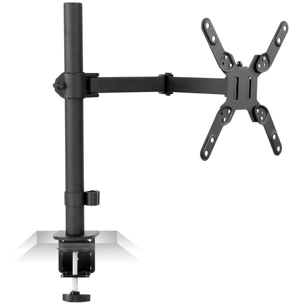 Mount It Large Monitor Desk Fits 23 42 Inch Screens Clamp And Grommet Base Com Mount It Large Monitor Desk, 42 Inch Monitor Desk Mountain