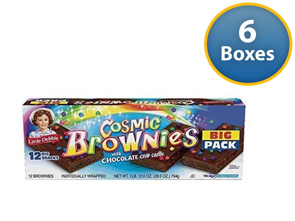 Little Debbie Cosmic Brownies with Chocolate Chip Candy Big Pack 28 Oz