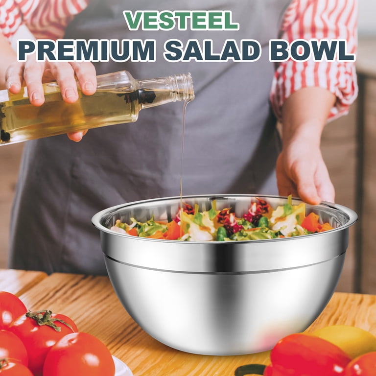 Vesteel 6-Piece Stainless Steel Mixing Bowl Set photo 2