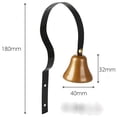 thumbnail image 2 of Campana de Comerciante TANGJMXG Metal Soporte de Pared Antiguo 32*40*180 mm, 2 of 4