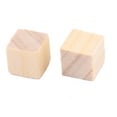 thumbnail image 2 of Wooden DIY Crafts Scrapbooking Embellishment Block Beige 10 x 10 x 10mm 100pcs, 2 of 4