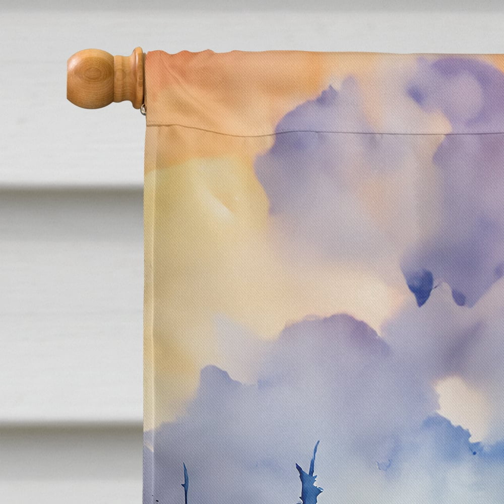 Caroline's Treasures Grizzly Bear House Flag Large Porch Sleeve Pole Decorative Outside Yard Banner Artwork Wall Hanging, Polyester, House Size, Multicolor