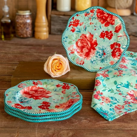 - The Pioneer Woman Gorgeous Garden Salad Plates, set of 4