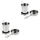 thumbnail image 2 of Greeniant Taza de agua plegable de acero inoxidable, taza plegable para acampar, suministros para beber al aire libre Type2 NO2 Greeniant CBP231132, 2 of 6