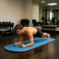 thumbnail image 6 of MMJ Yoga Mat Oval Solid Color Silica Mud Non Slip 19.69x70.87in Quiet Shock Absorbing Fitness Pilates Home Gym Floor Workout, 6 of 6
