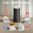 thumbnail image 2 of 4-in-1 Electric Milk Frother for Coffee, Latte, Cappuccino, Macchiato - Automatic Warm & Cold Foam Maker, 2 of 6