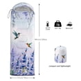 thumbnail image 3 of Kids Floral Cat Camping Sleeping Bags,Lightweight & Waterproof,3 Season Warm & Cool Weather,Kawaii Kitten Sleeping Bags for Girls Adults,Travelling,Outdoors, 3 of 9