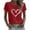 Red, variant on BiZtdJrK Funny Graphic T Shirts for Women Love Heart Print Short Sleeve Valentines Tee Tops Loose Fit Casual Summer Tees Girlfriend Gifts Red XXL