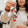 thumbnail image 4 of CaiYueKe Christmas Mouse Ornament Doll Hanging Pendant, Festive Holiday Tree Mantel Decoration, Cute Mouse Toy Gift for Kids, Holiday Party Supplies and Home Decor, 4 of 7