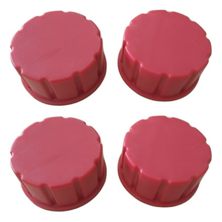 Gas Can Caps Replacement Solid Base Caps-Universal Pack of 4