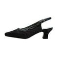 thumbnail image 3 of FLORAL Bonita Women's Wide Width Slingback Dress Pumps BLACK 7, 3 of 6