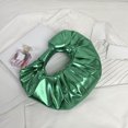 thumbnail image 1 of Bolso de mano de cuero para mujer, elegante bolso con asa superior, bolso elegante para niña (verde), 1 of 8