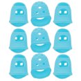 thumbnail image 2 of Silicone Embroidery Nail Covers for Practice and Protection Blue Lightweight Portable 10Pcs, 2 of 9
