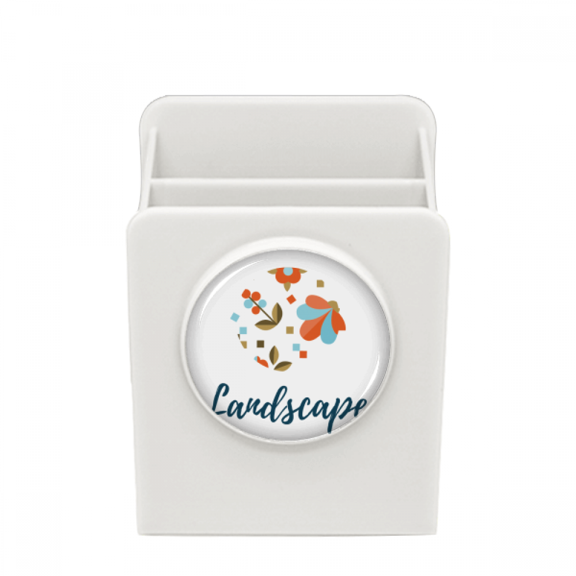 Pixel Flower Flower Paint Desk Pencil Holder Cup Pen Organizer