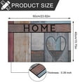 thumbnail image 3 of Welcome Mats for Front Door Wooden Floor Mat Heavy-Duty Non-Slip Doormat Entrance Outdoors Mat Durable Plastic Welcome Mat for Indoor/Outdoor Use (15.8"x23.6"), 3 of 8