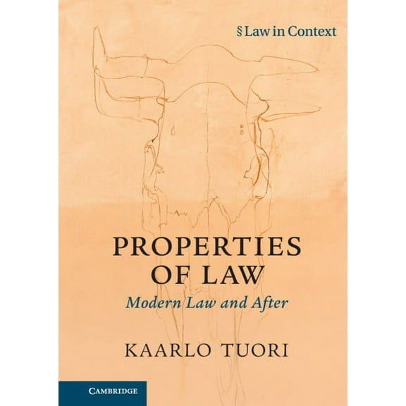 Law in Context Properties of Law, (Hardcover)