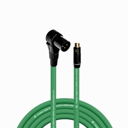 Coluber Cable Balanced Right Angle XLR Male to RCA Female 3 - Pin Connector