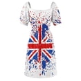 thumbnail image 6 of UK Union Jack Splash Colors Flag Sleeveless Dress elegant dresses for women beach dress, 6 of 7