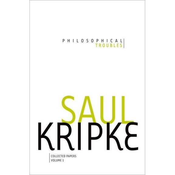 Philosophical Troubles, Volume I: Collected Papers, (Paperback)