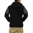 thumbnail image 2 of MEN'S QUILTED NYLON FRONT WITH AB YARN, CORAL FLEECE LINED JACKET WITH HOOD. FULL ZIP, PLUSH, WARM AND COZY., 2 of 2