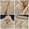 thumbnail image 5 of Lovskoo 1-5T Toddler Newborn Baby Boys Bomber Jacket and Pants 2Pcs Outfits Winter Warm Clothes Kids Quilted Coat Tops+Trousers Set White, 5 of 6