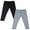 Cool grey + Black, variant on 4-12T Toddler Girls Leggings Little/Big Kids Solid Ankle Length Stretchy Footless Pants